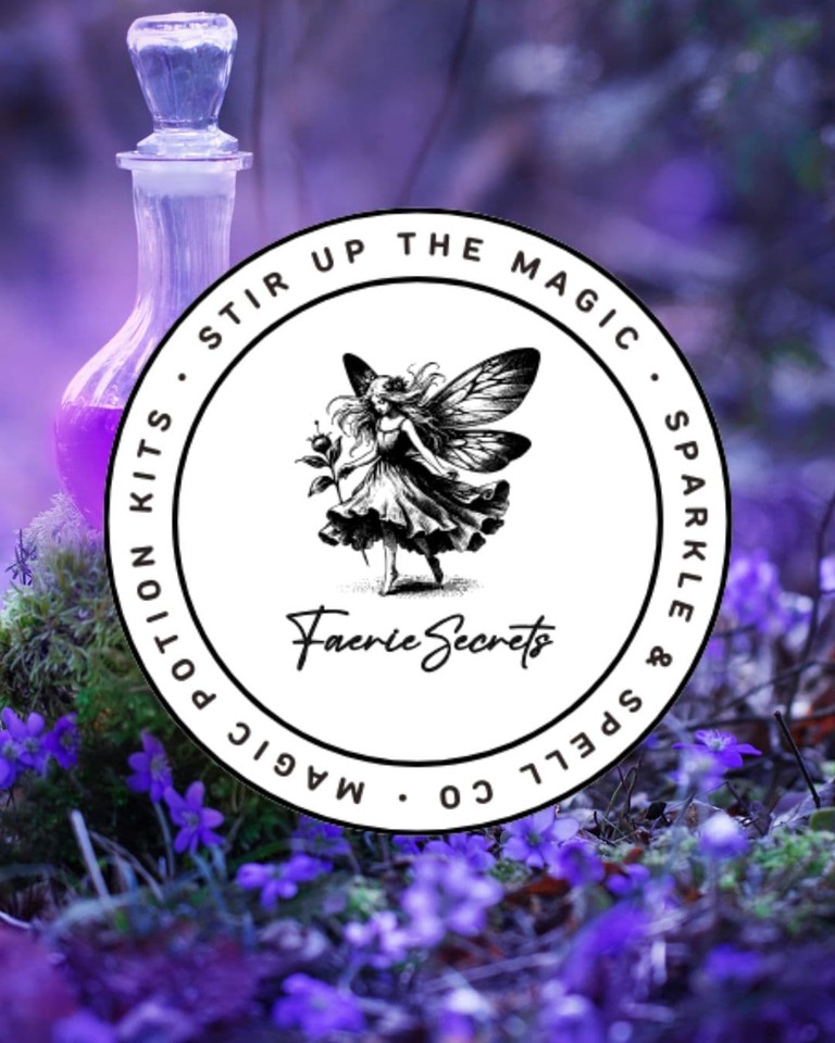 Soft pink potion powder from the Faerie Secrets Magic Potion Kit — safe, non-toxic, food-grade sensory play mix by Sparkle & Spell Co.