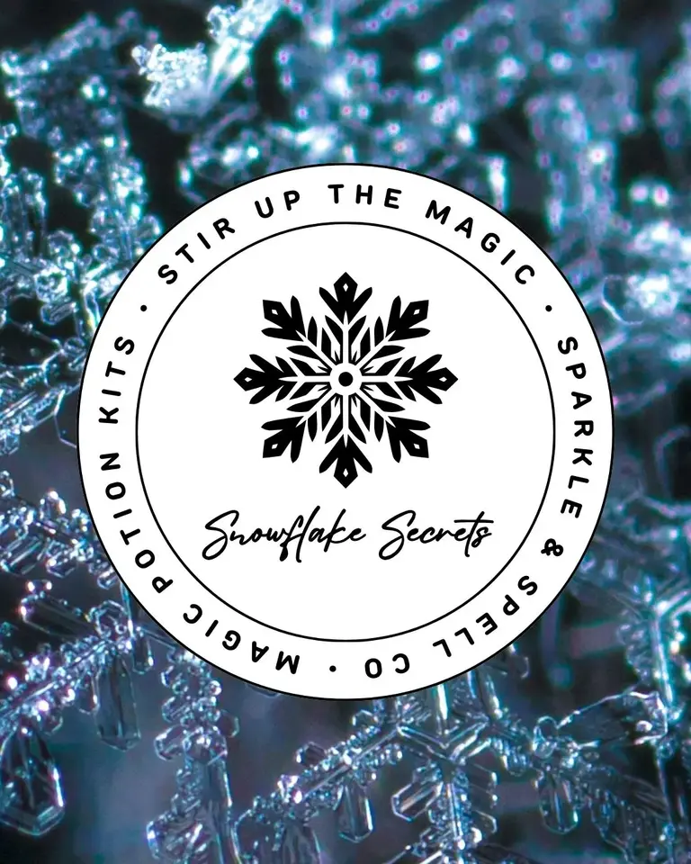 Sparkle & Spell Co. Snowflake Spells magic potion kit for kids NZ, sensory imaginative play