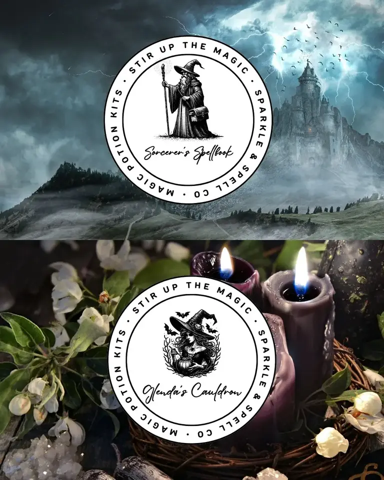 Shop Sorcerers Spellbook + Glenda's Cauldron Magic Potion Kit  Combo | Sparkle & Spell Co.