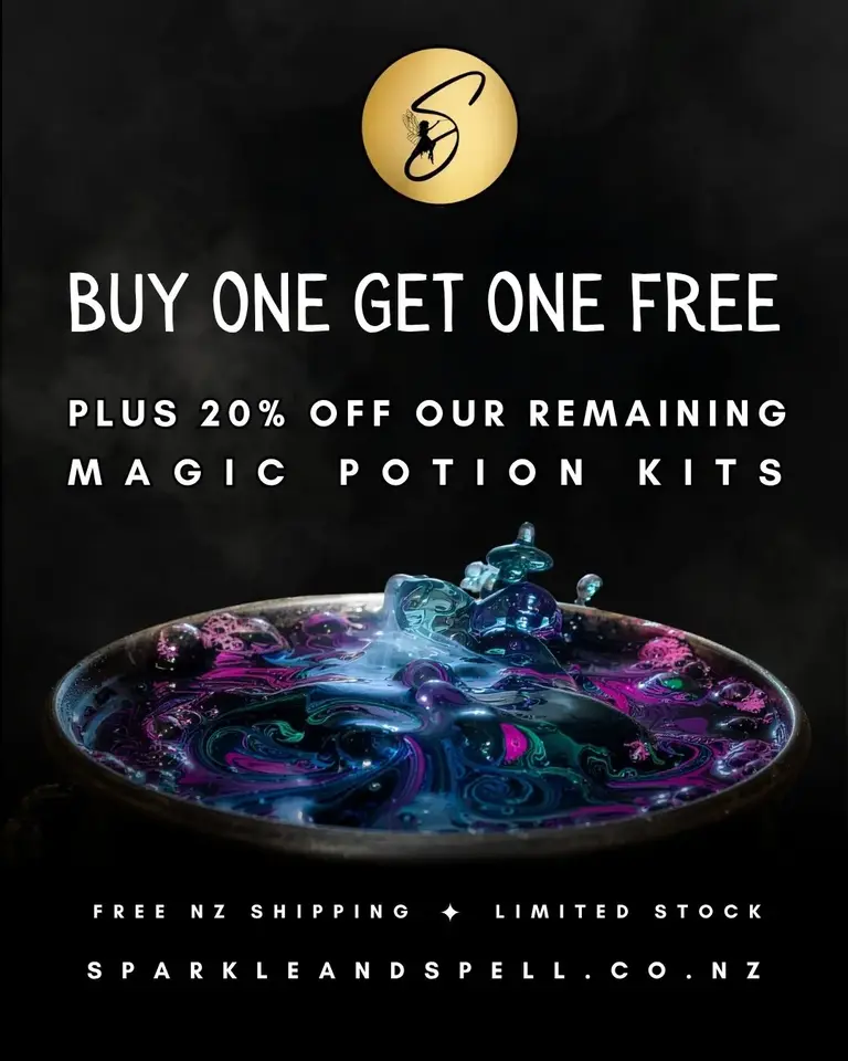 Buy One Get One Free + 20% Off Magic Potions at Sparkle & Spell Co. 