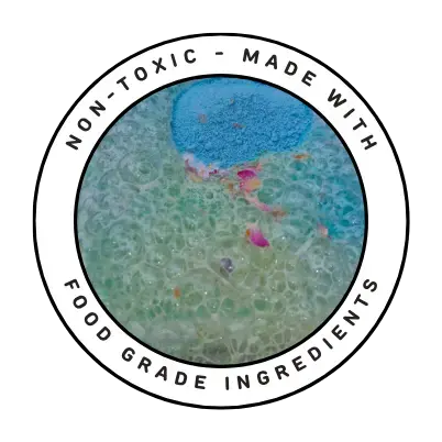 Safe non-toxic fizzing potion made with food-grade ingredients for kids NZ by Sparkle & Spell Co.